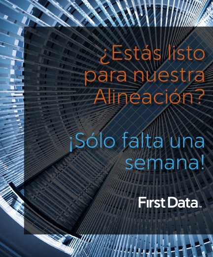 Branding para evento de First Data